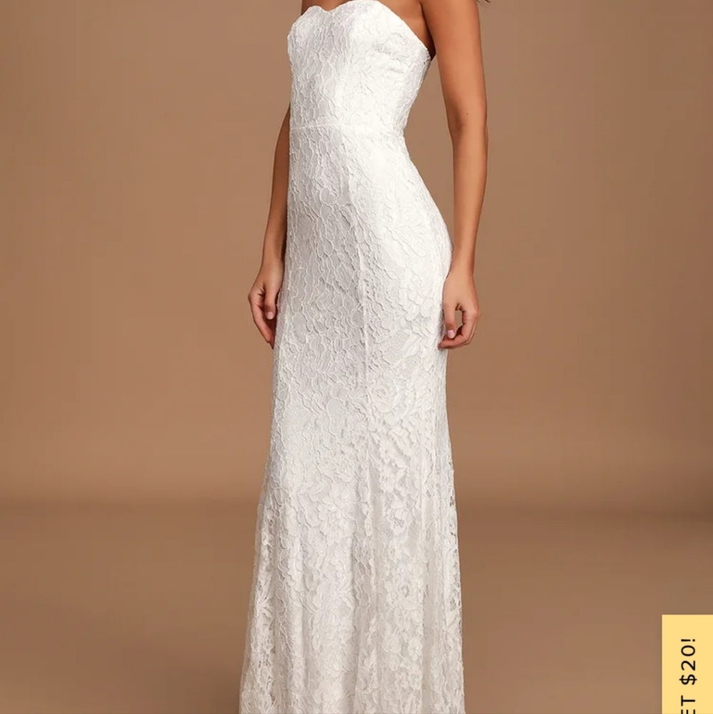 **NWT** Lace maxi dress